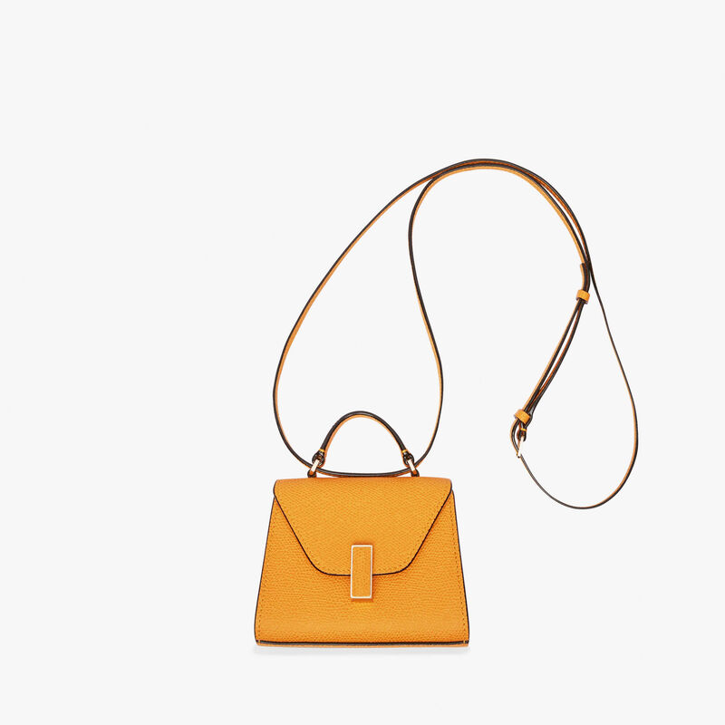 Iside Belt Bag - Saffron Yellow - Millepunte calf leather - Valextra - 2