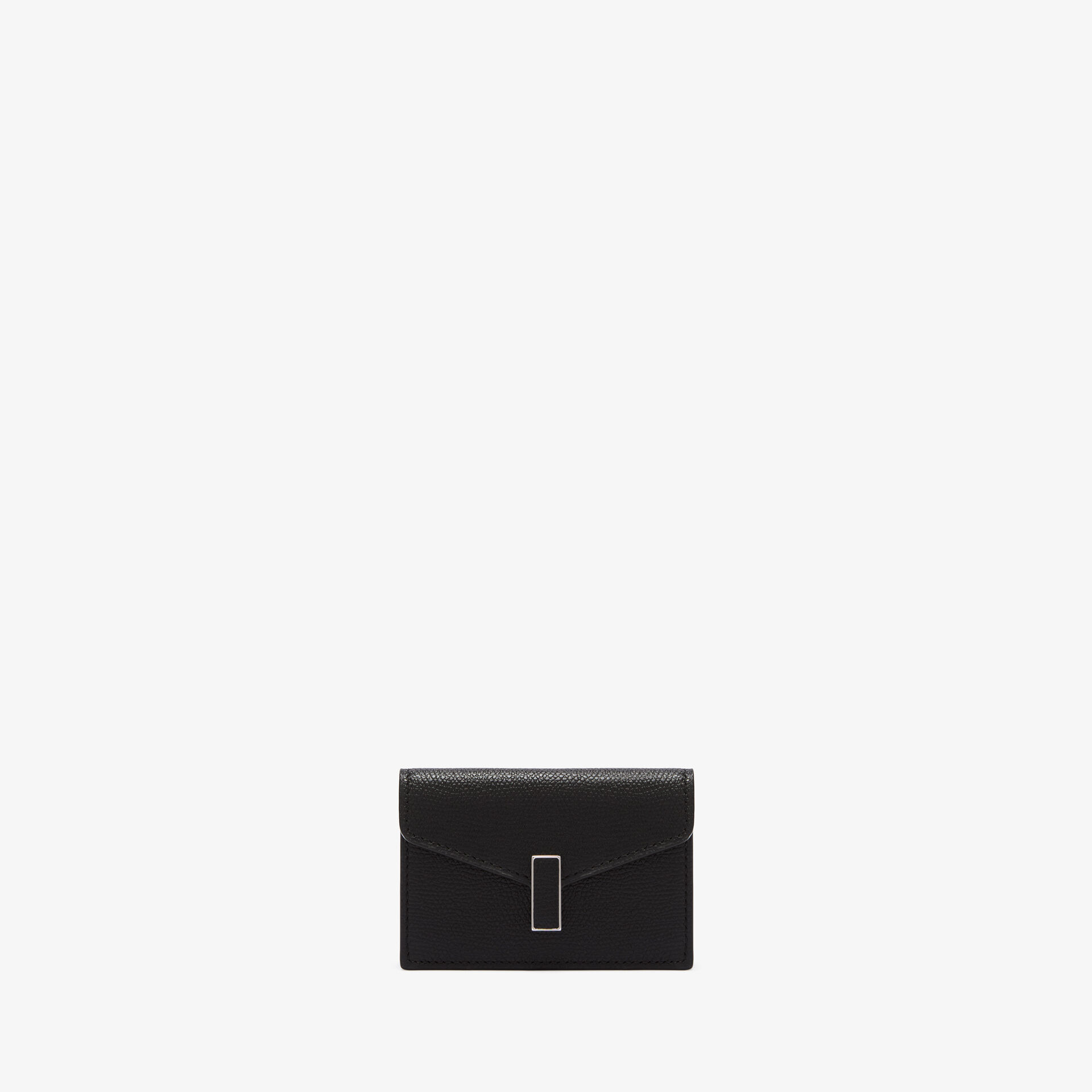 Luxury Leather Black Designer Card cases | Valextra
