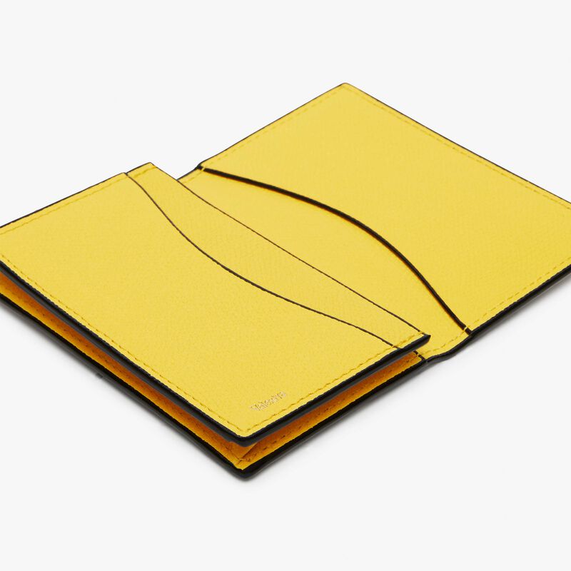 Card Case Onda - Yellow - Millepunte calf leather - Valextra - 3