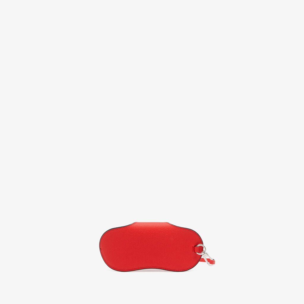 Glasses Case With Lanyard - Crimson Red/lBack - Vitello VS - Valextra - 4