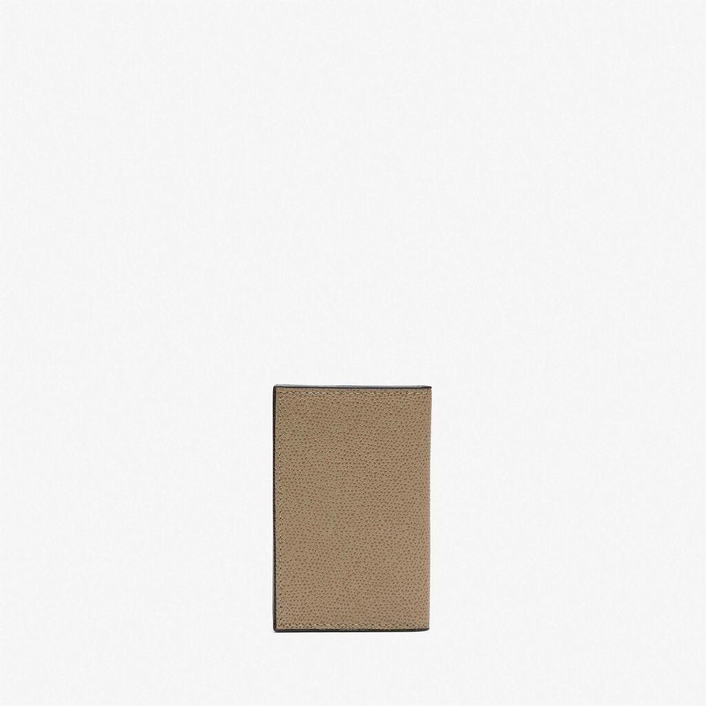 Card Case Onda - Oyster Brown - Vitello VS - Valextra - 4