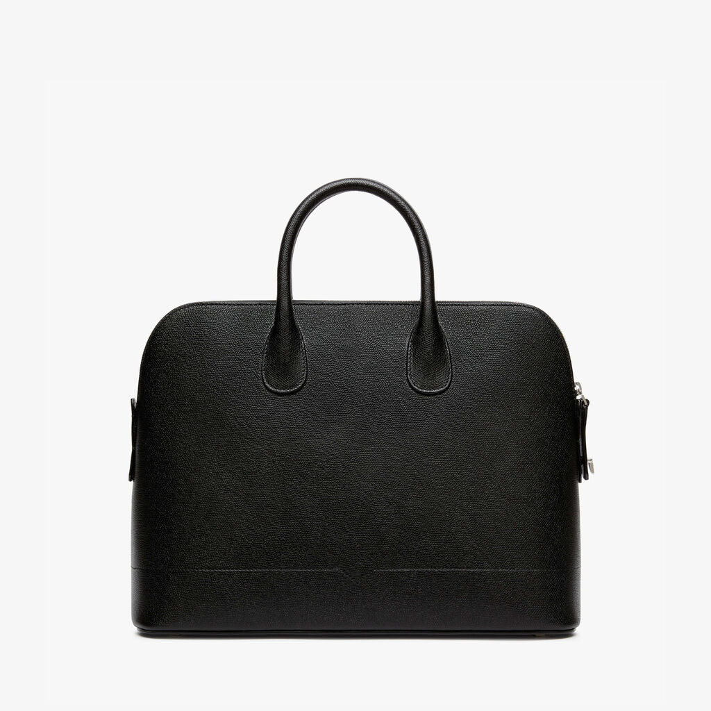 MyLogo Bowling Medium Bag - Black - Vitello VS - Valextra - 6
