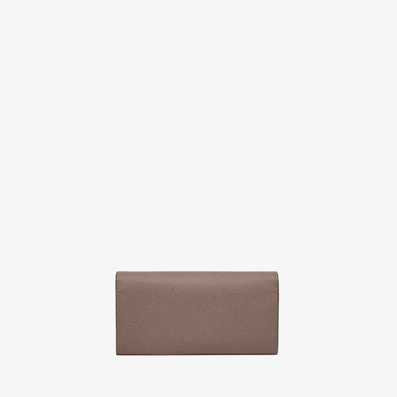 Iside continental purse with chain - Sahara Brown - Millepunte calf leather - Valextra - 5