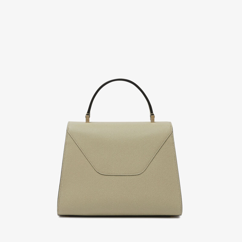 Iside Top Handle Medium Bag - Tundra Green - Millepunte calf leather - Valextra - 6
