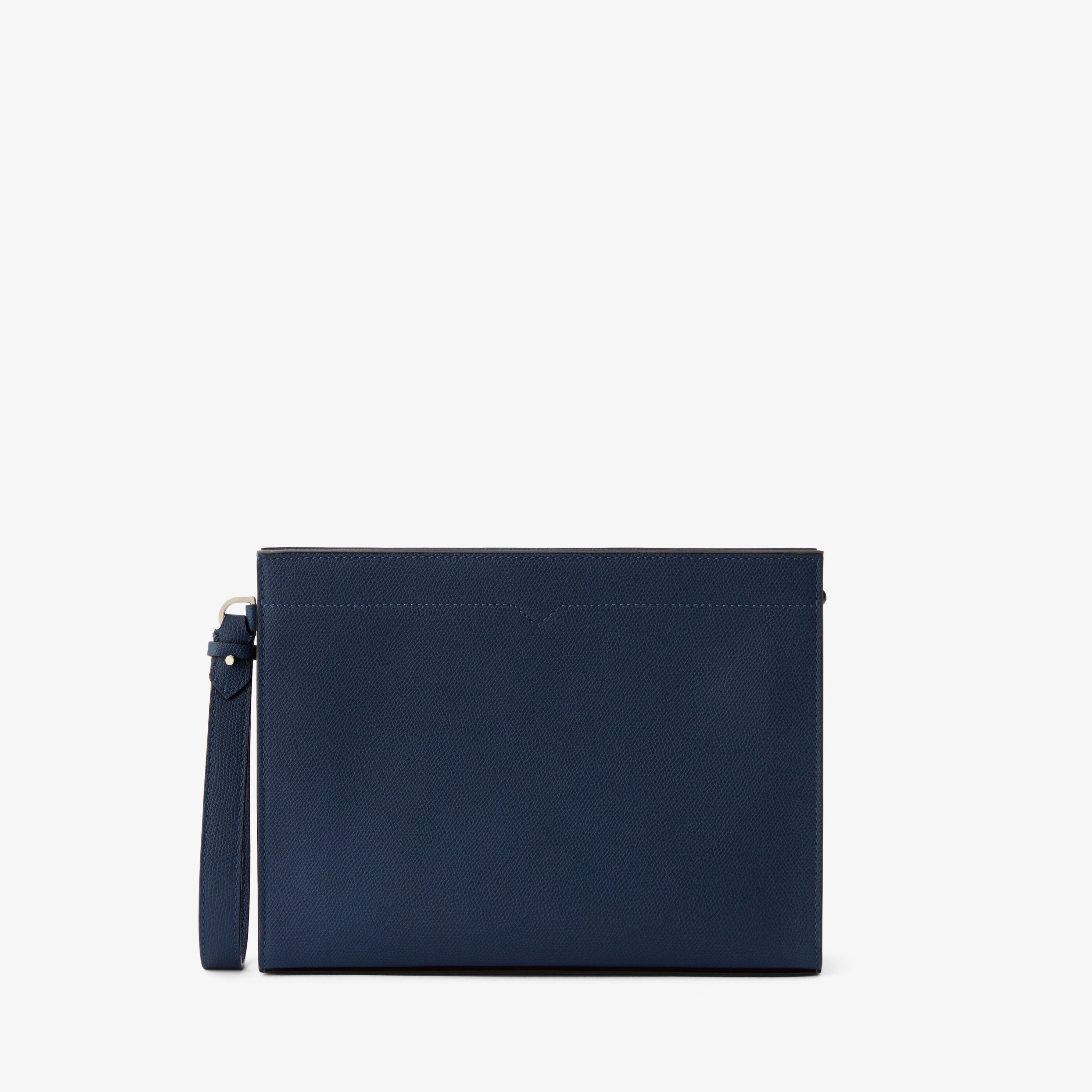 Men's Sapphire Blue Leather Document Holder | Valextra V-Line