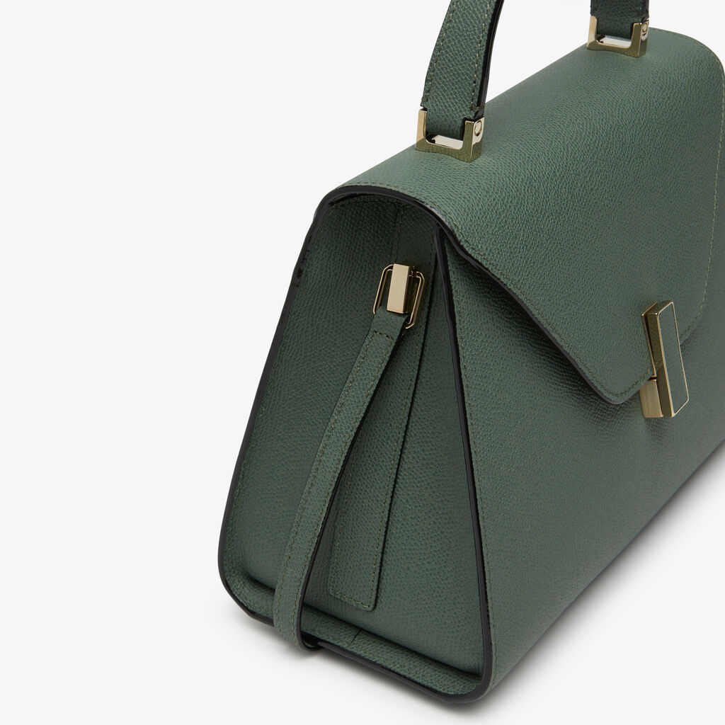 Iside Top handle medium bag - Musk Green - Vitello VS - Valextra - 5