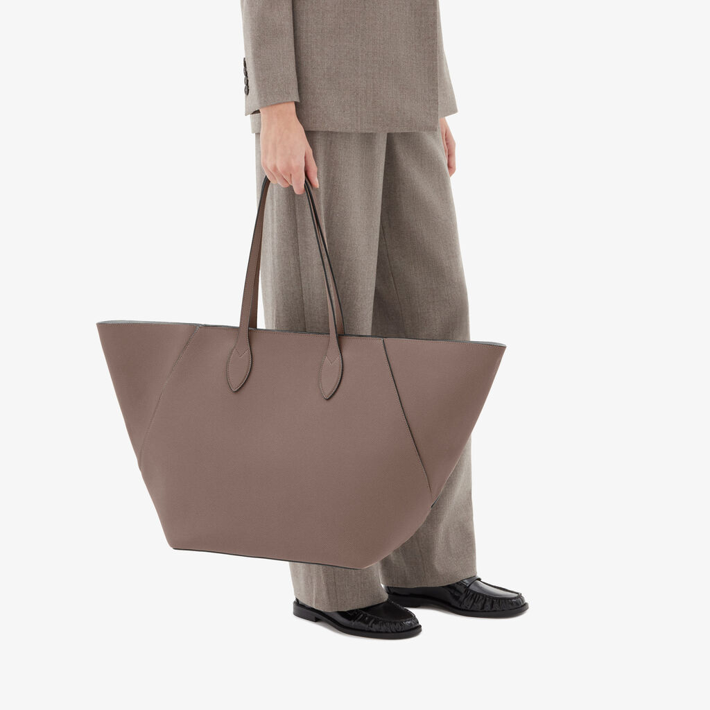 Vivi Shopping Large Bag -  - Millepunte Soft calf leather - Valextra - 4