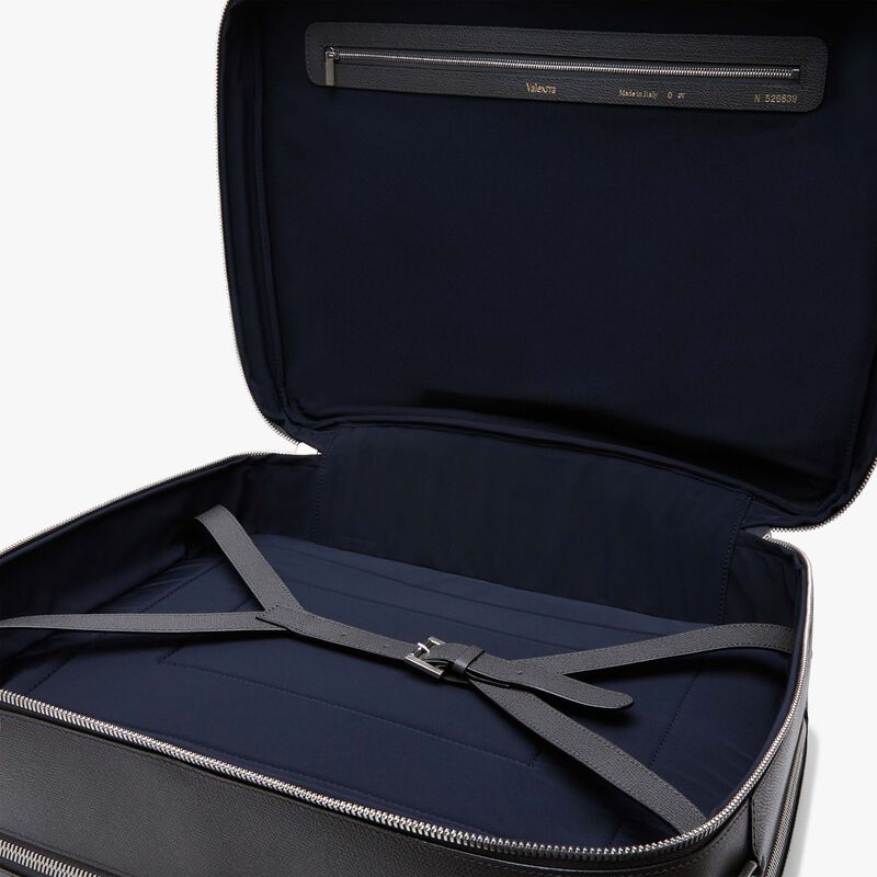 Avietta Travel Bag Two Chambers - Smokey Grey - Millepunte calf leather - Valextra - 5