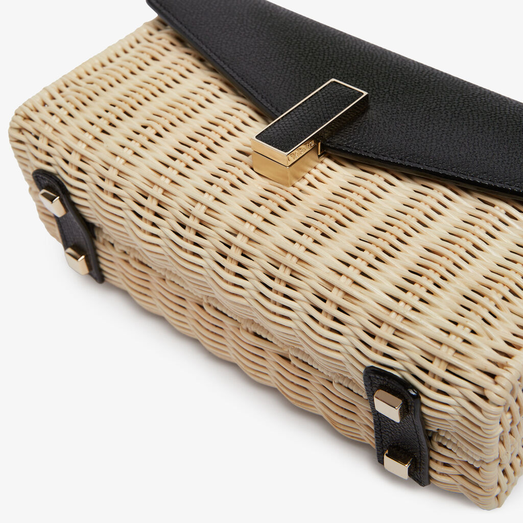 Iside Wicker Clutch - - Midollino/Vitello VS - Valextra - 5