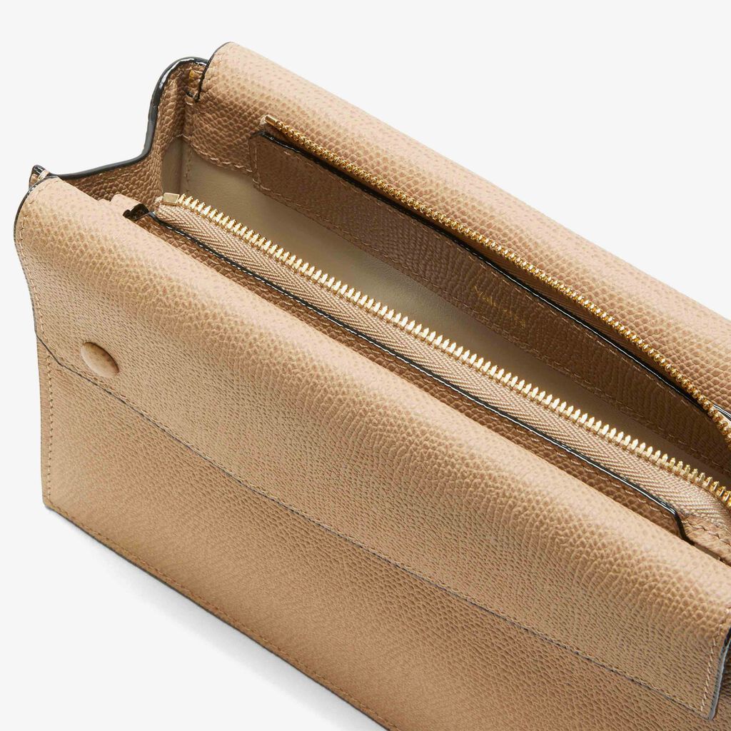 Borsa a tracolla pocket Slim - Beige Cashmere - Vitello VS - Valextra - 3