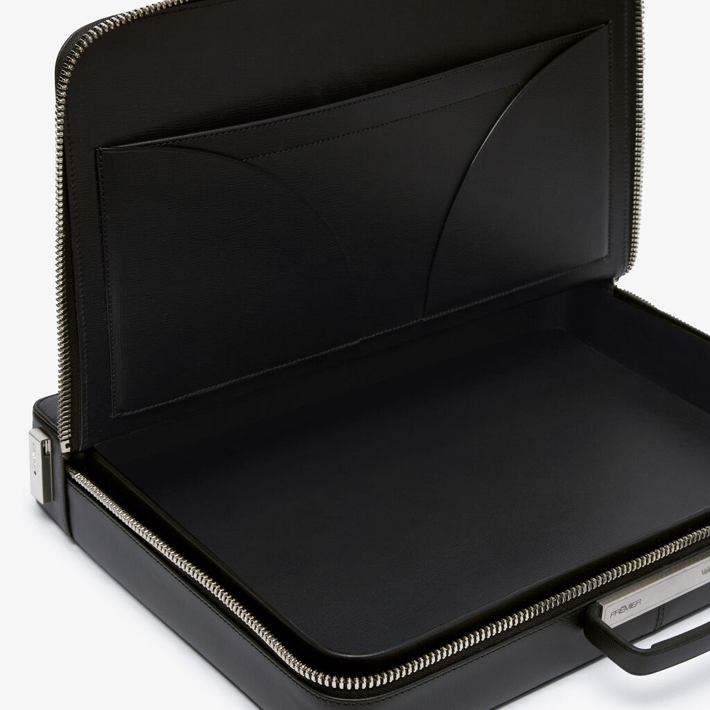 Premier Briefcase 24H - Black - Cuoio VL - Valextra - 5