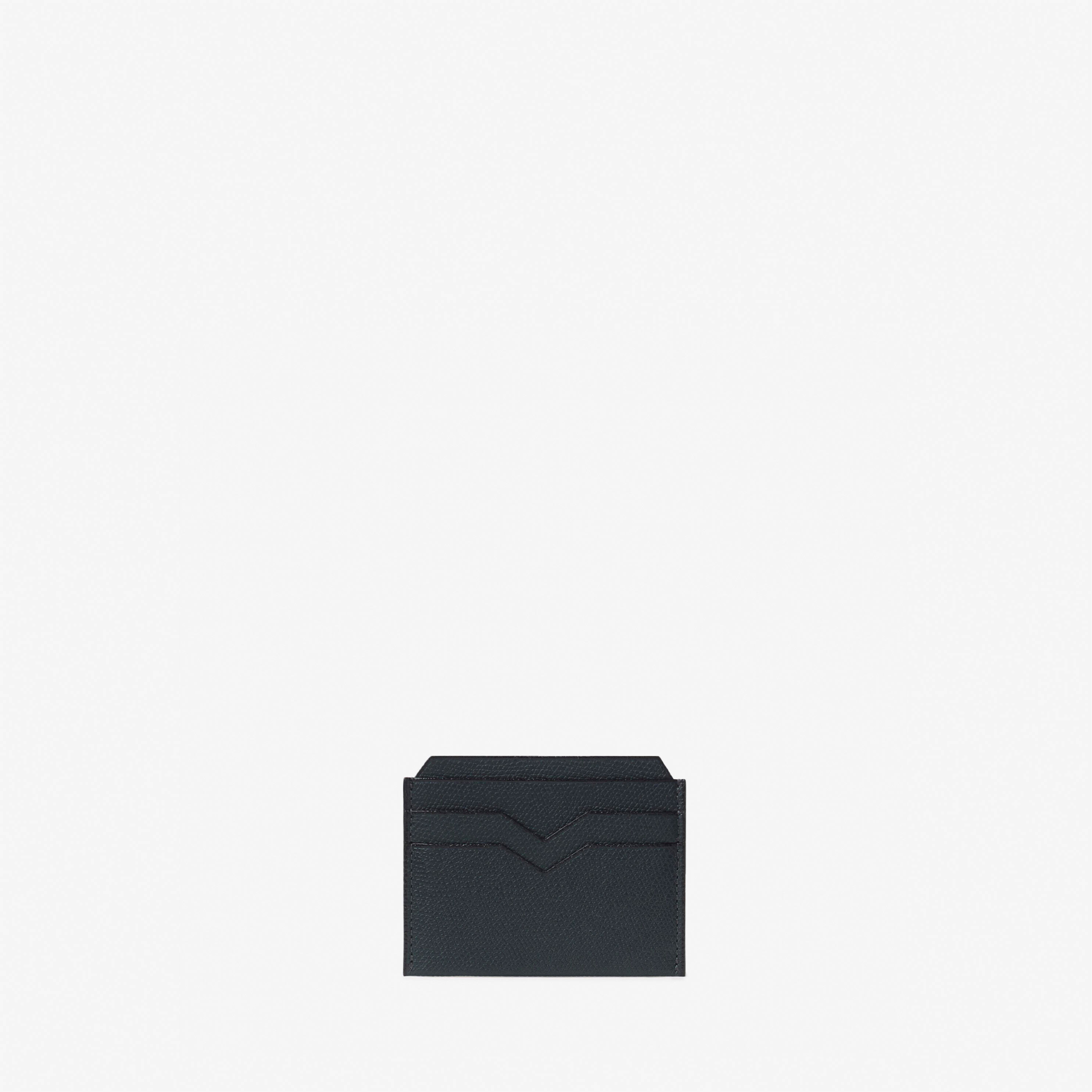 Green Leather Compact credit card holder | Valextra