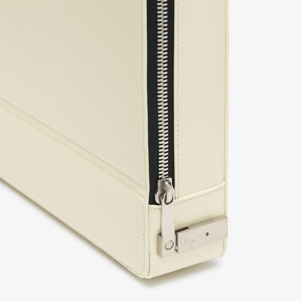 Premier Briefcase 24H - Pergamena White - Cuoio VL - Valextra - 6