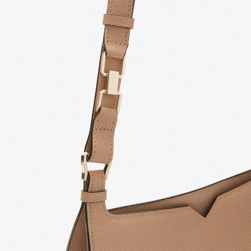 Hobo Weekend Medium Bag - Cashmere Beige - Millepunte calf leather - Valextra - 4
