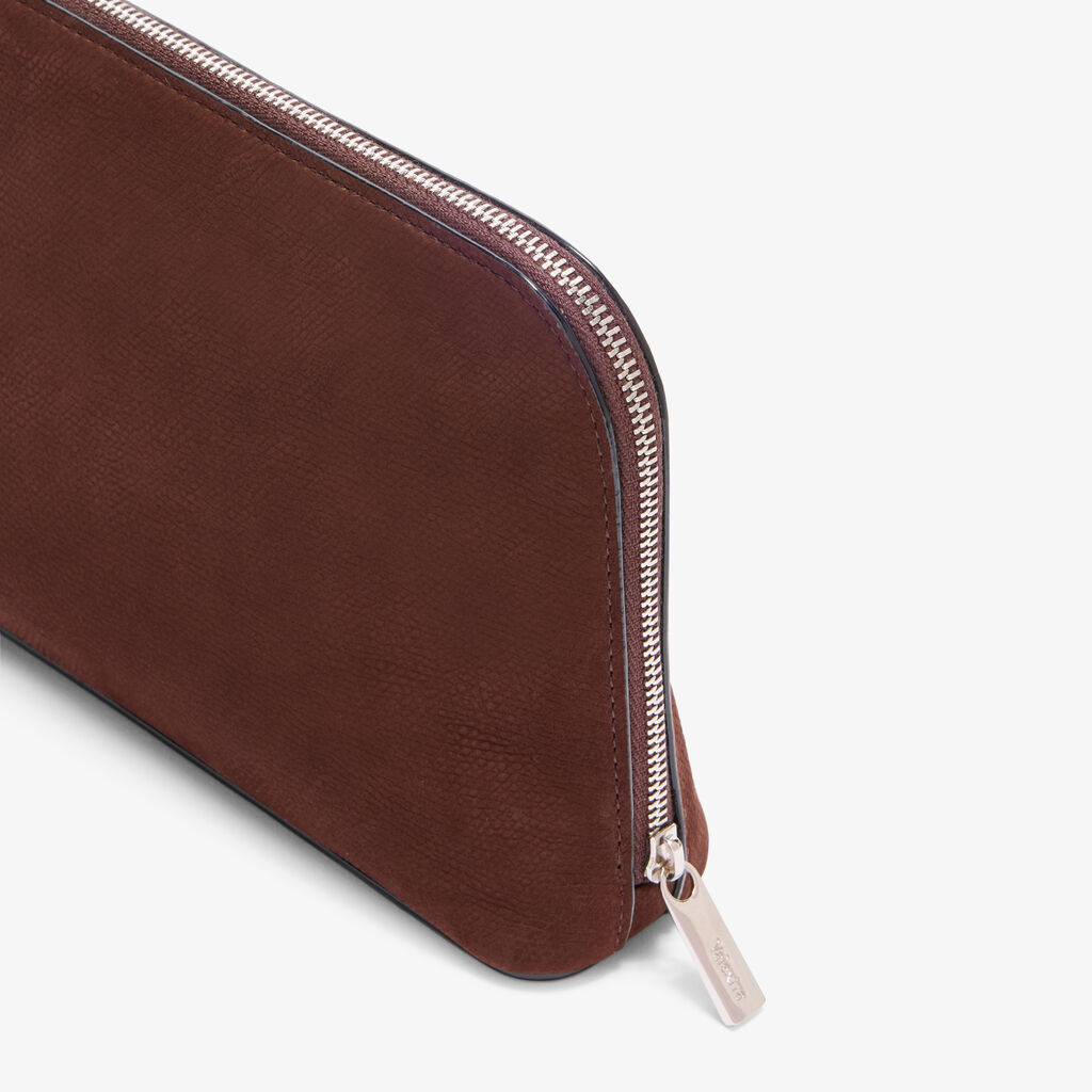 Cosmetic Senso Medium Case -  - Vitello Millepunte Nabuk - Valextra - 2