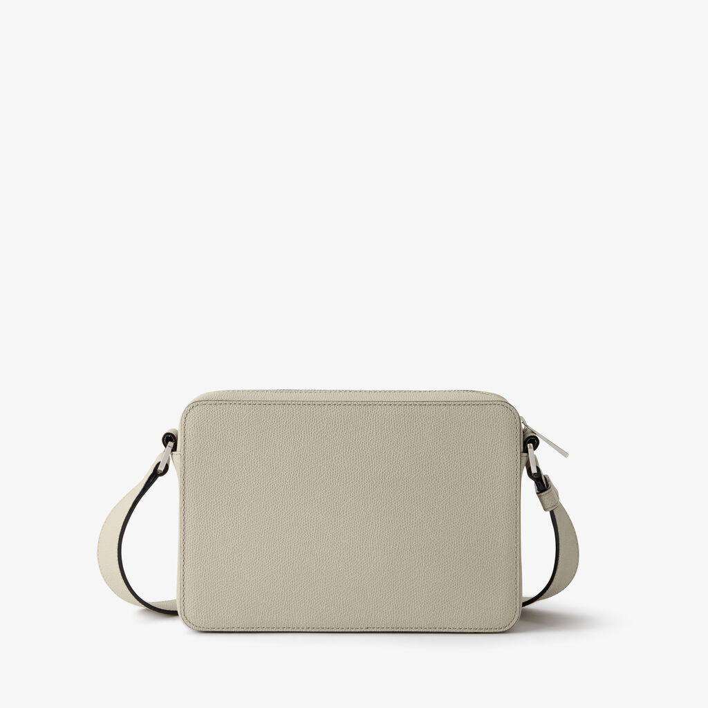 V-Line Reporter Bag - Linen Grey - Vitello VS - Valextra - 5