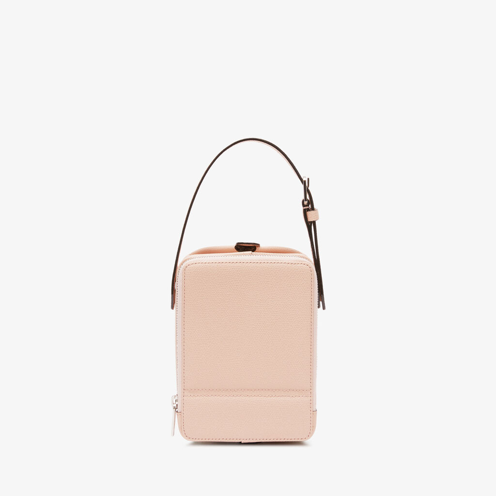 Tric Trac Bag - Bonne Mine Pink - Vitello VS - Valextra - 6