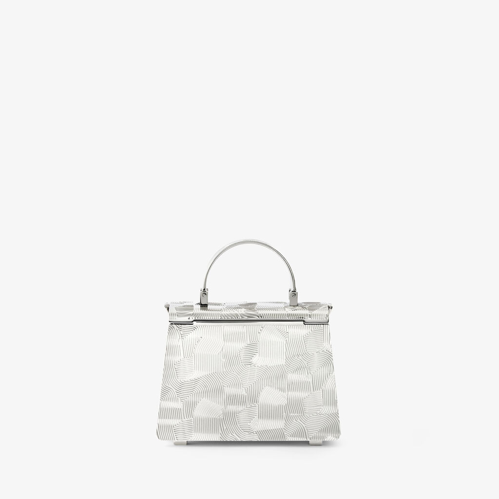 Iside Crossbody Minaudiere Bag -  - Metallo Ondulato - Valextra - 5