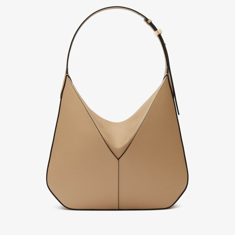 ViVi Hobo Medium Bag - Cashmere Beige - Millepunte Soft calf leather - Valextra - 6