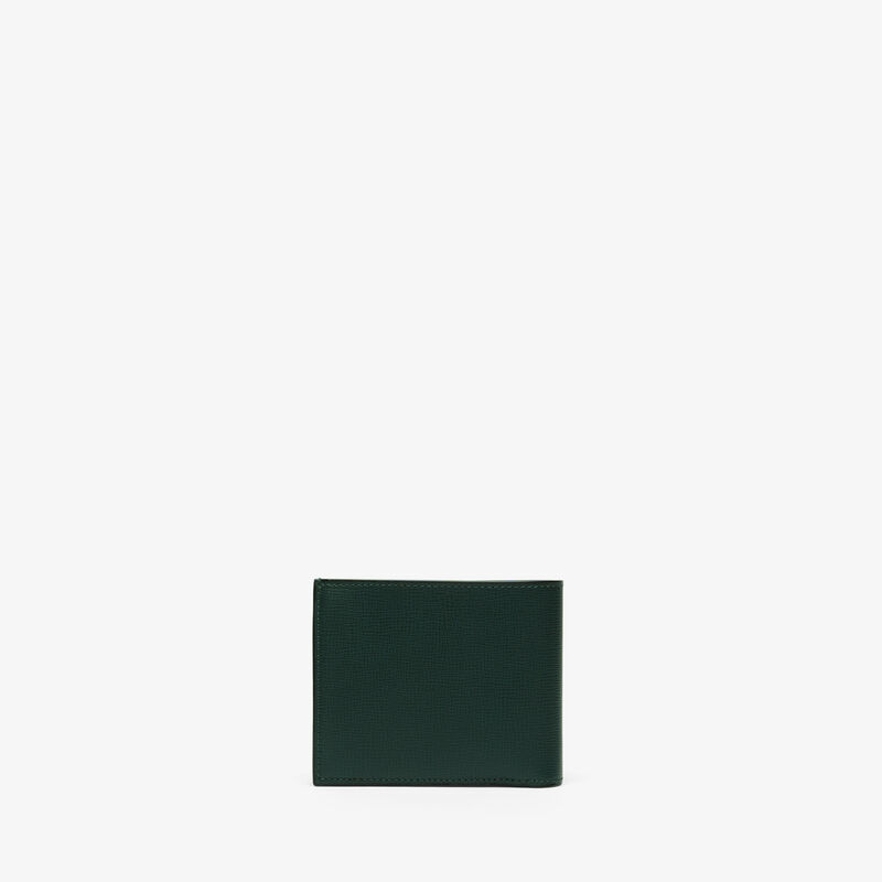 Wallet 4Cc With Coin Holder - Valextra Green - Pavè calf leather - Valextra - 3