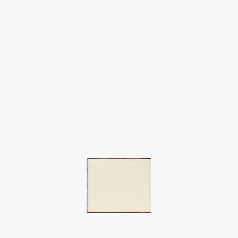 Bifold Wallet 6 Cc - Pergamena White - Pavè calf leather - Valextra - 3