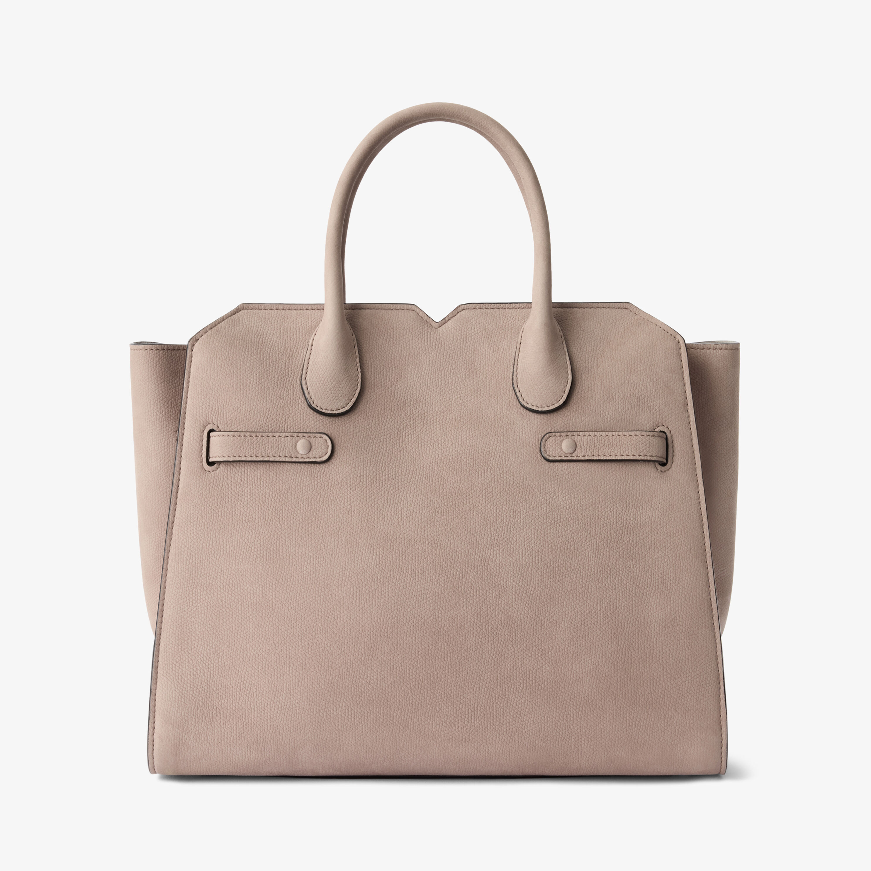 Women's Nude Pink Luxury Leather Two Handles Medium Bag | Valextra