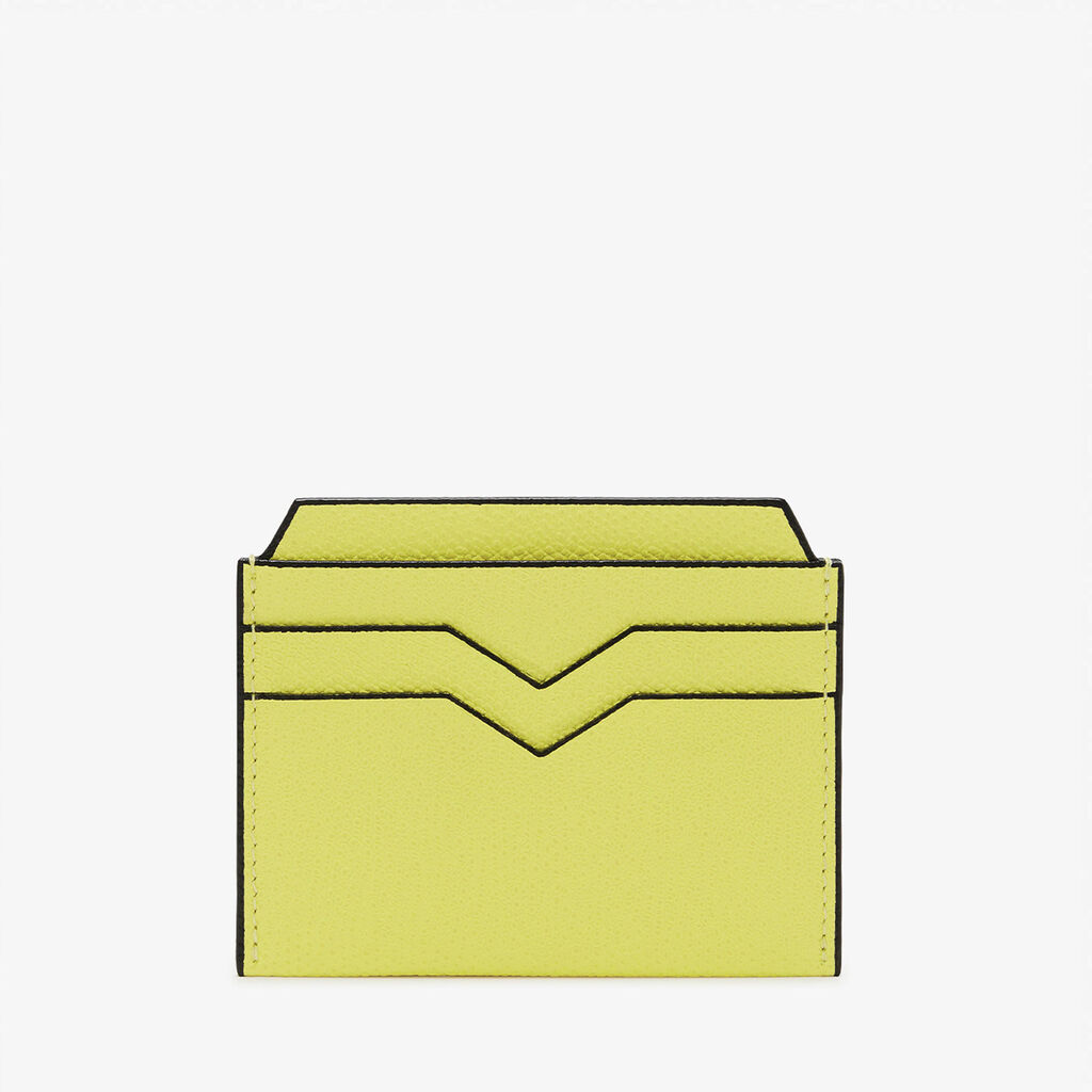 4CC Card Case - Citrine Yellow - Vitello VS - Valextra - 5