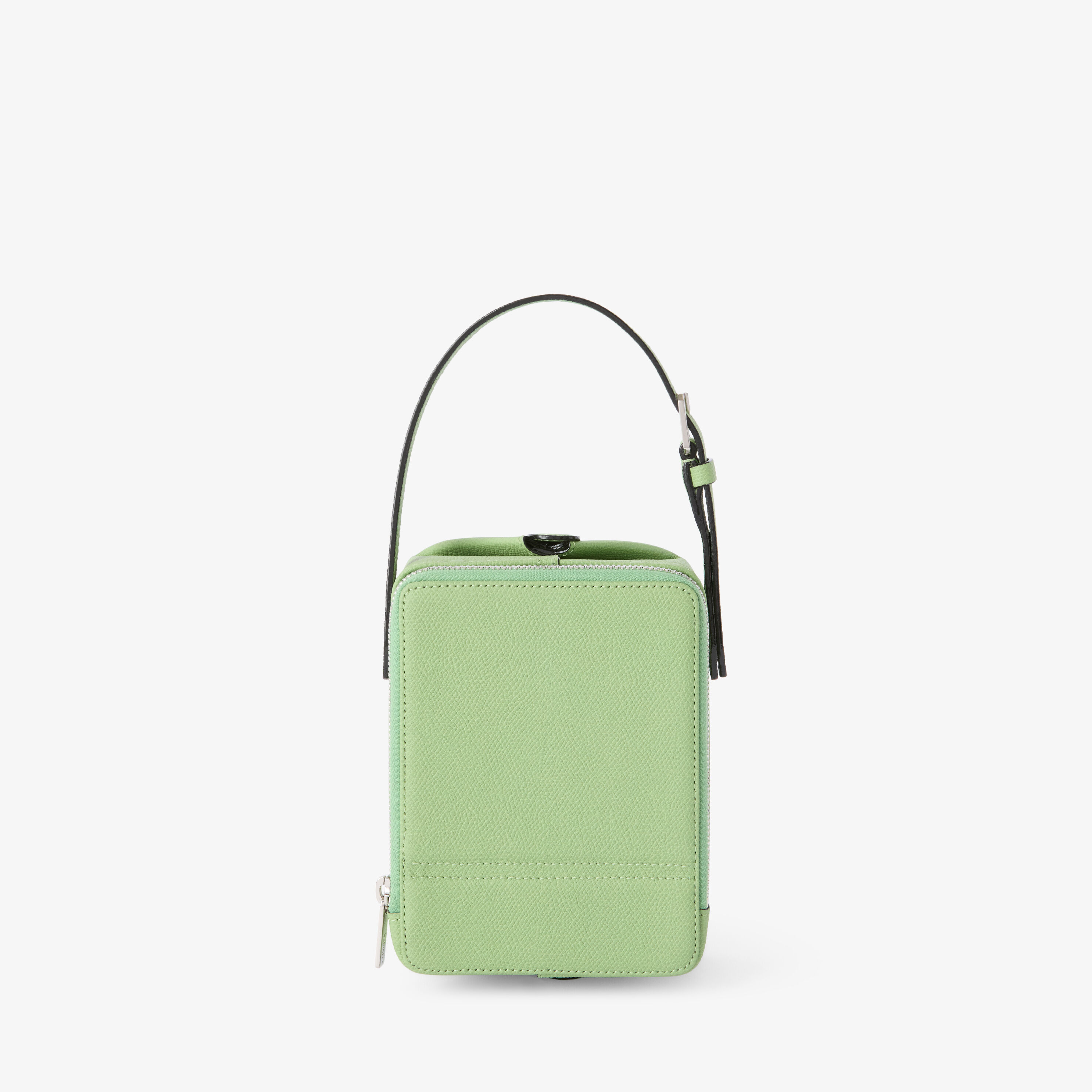 Women's Aloe Green Luxury Leather Mini Bag | Valextra Tric Trac