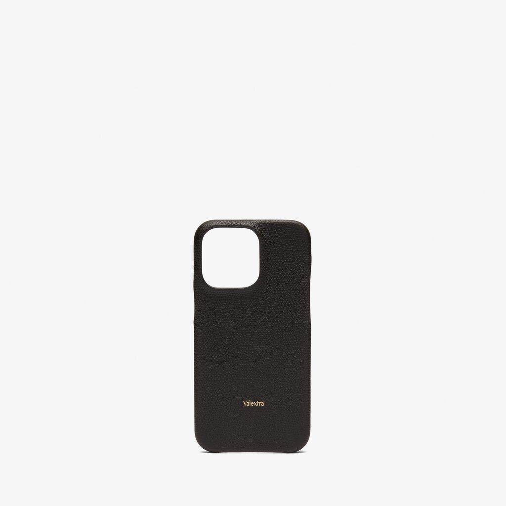 Iphone 13 Pro Cover - Black - Vitello VS - Valextra - 1