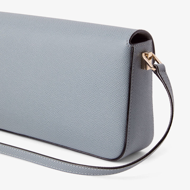 Iside Shoulder Bag - Niagara Blue - Millepunte Soft calf leather - Valextra - 4