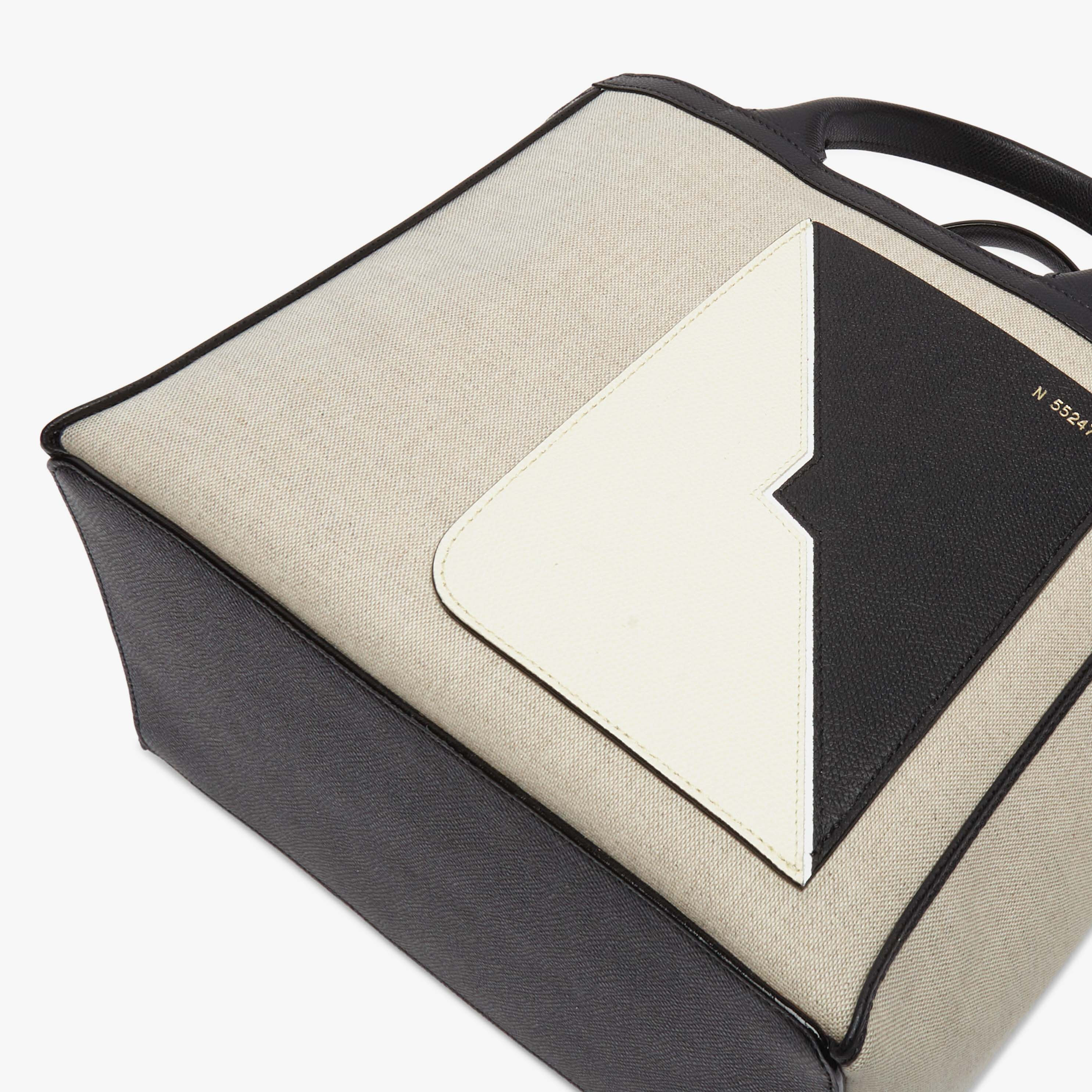 Women's Brown Luxury Structured Canvas Tote Bag | Valextra