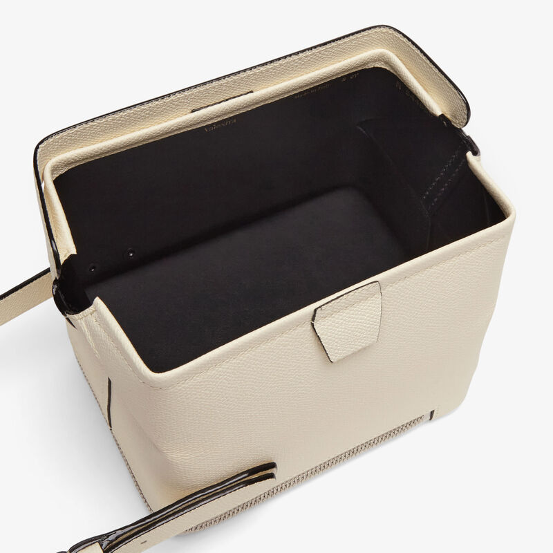 Tric Trac Bag - Pergamena White - Millepunte calf leather - Valextra - 4