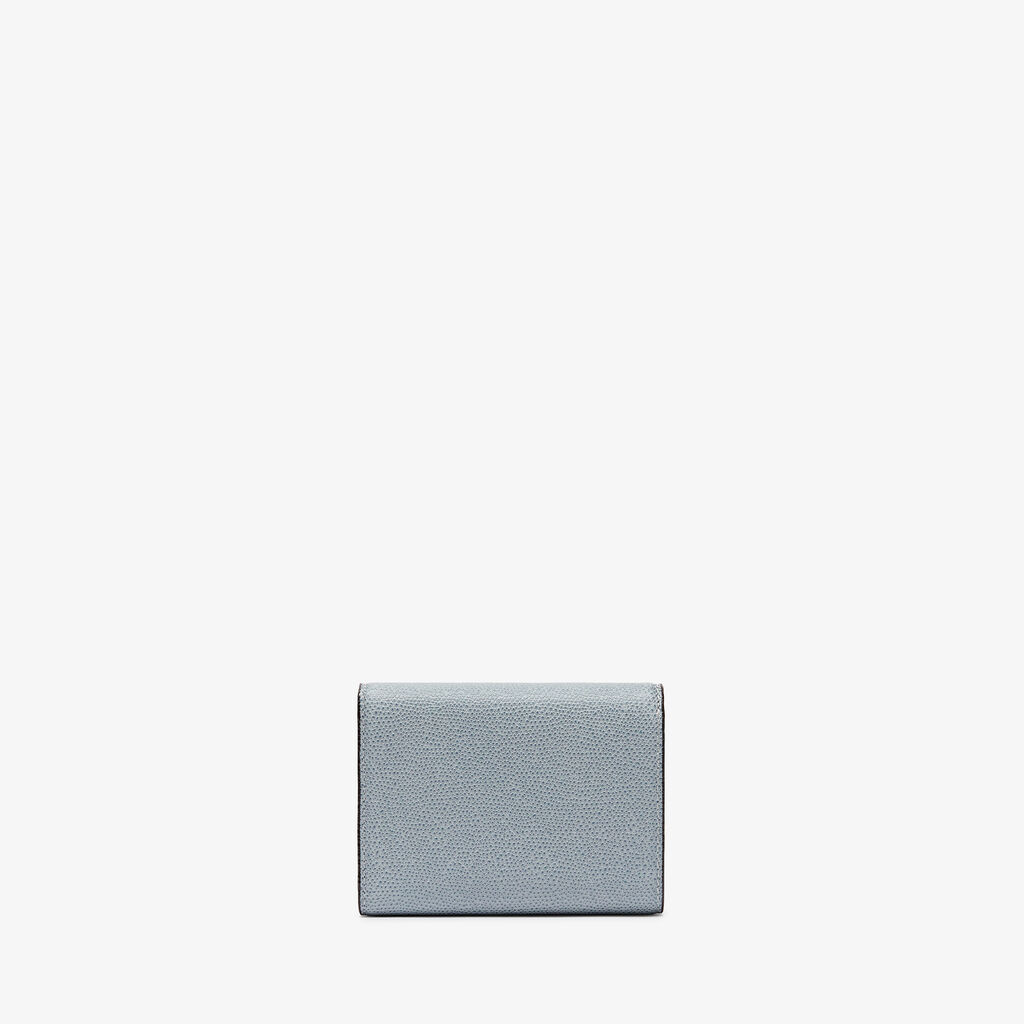 Iside Fold Wallet - Niagara Blue - Vitello VS - Valextra - 4