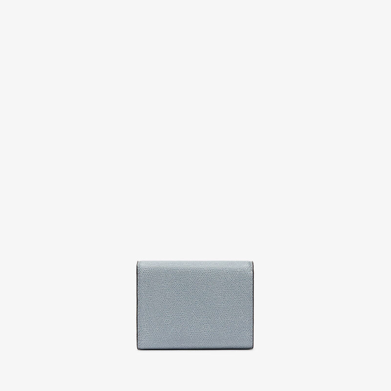 Iside Fold Wallet - Niagara Blue - Millepunte calf leather - Valextra - 4