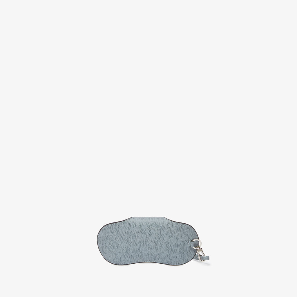 Glasses Case With Lanyard - Niagara Blue - Vitello VS - Valextra - 4