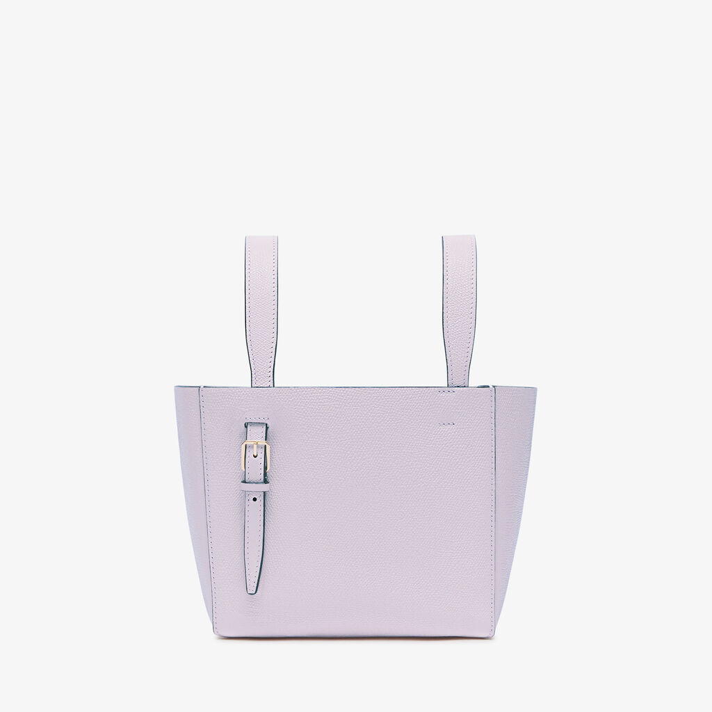 Soft Bucket Micro bag - Wisteria Pink - Vitello VS - Valextra - 5