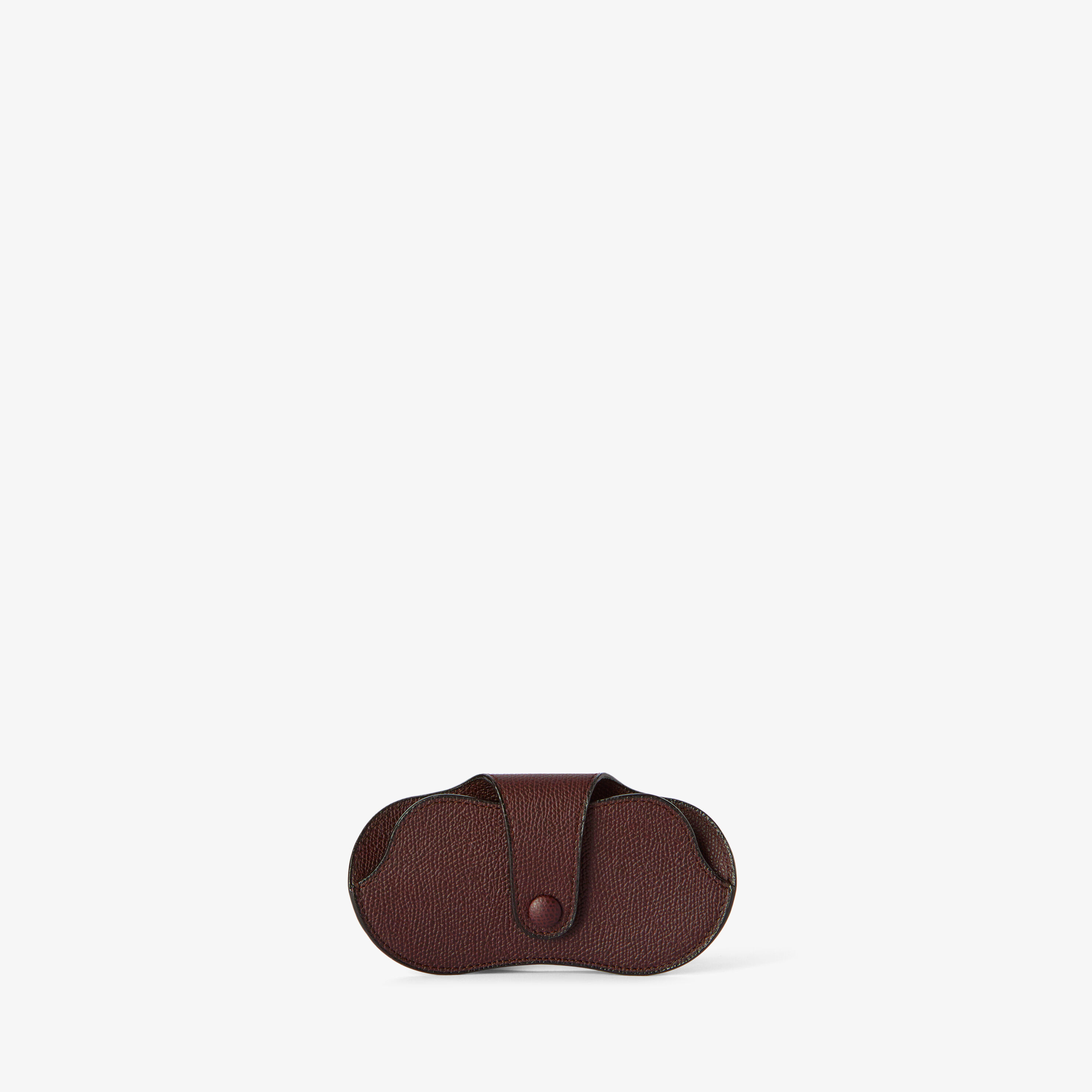 Brown Grained Leather Luxury Glasses Case | Valextra