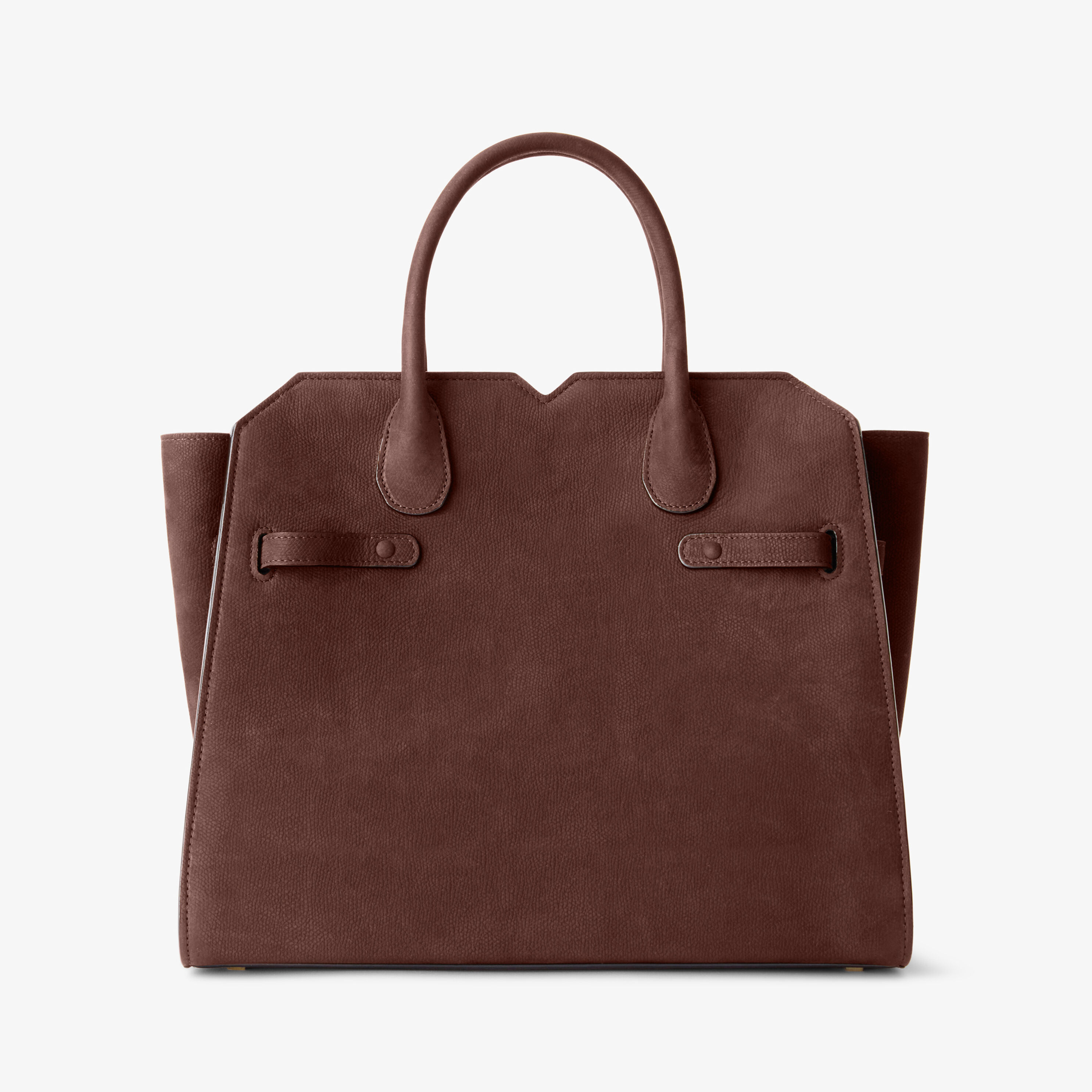 VIAVANDA ダークブラウン ハンドバッグ Weekender Crucifix in Burgundy | Vlieger & Vandam