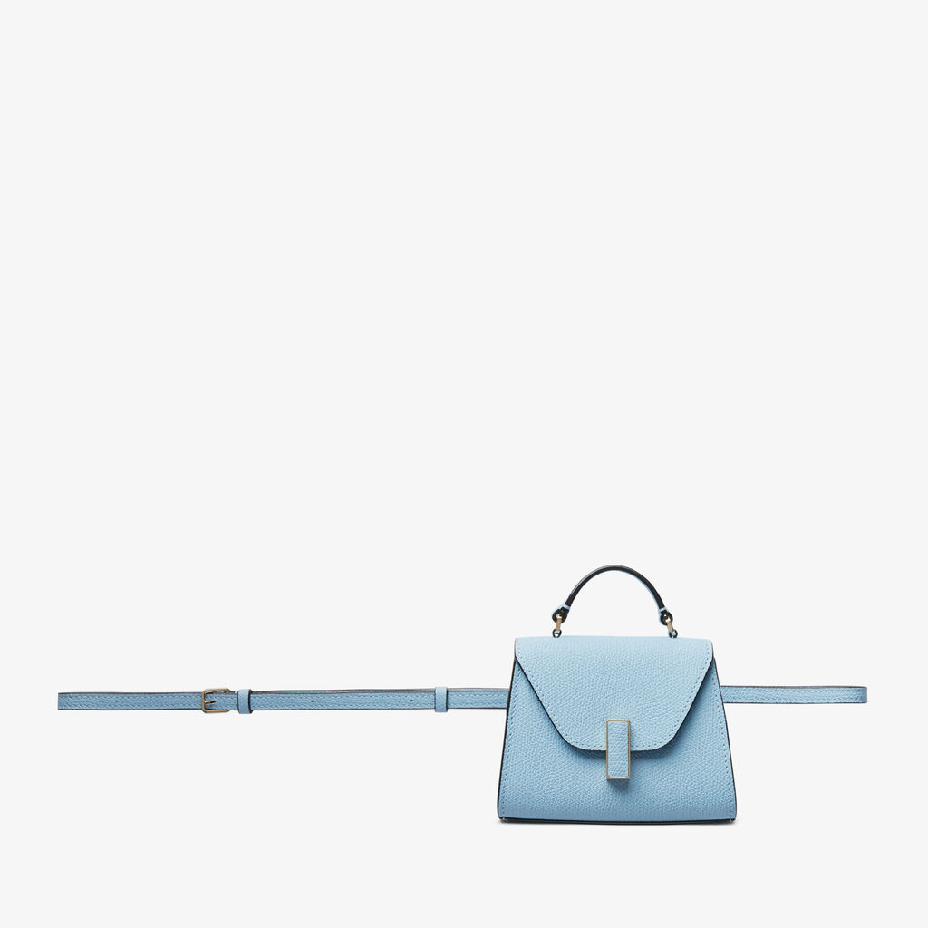 Iside Belt Bag - Cerulean Blue - Vitello VS - Valextra - 1