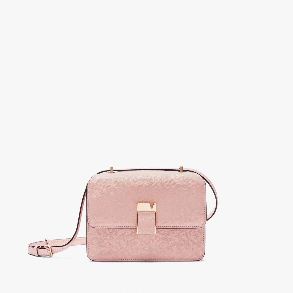 Nolo crossbody Mini bag - Peony Pink - Vitello VS - Valextra - 1