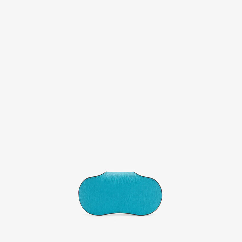 Glasses Case - Aquamarine Blue - Millepunte calf leather - Valextra - 3