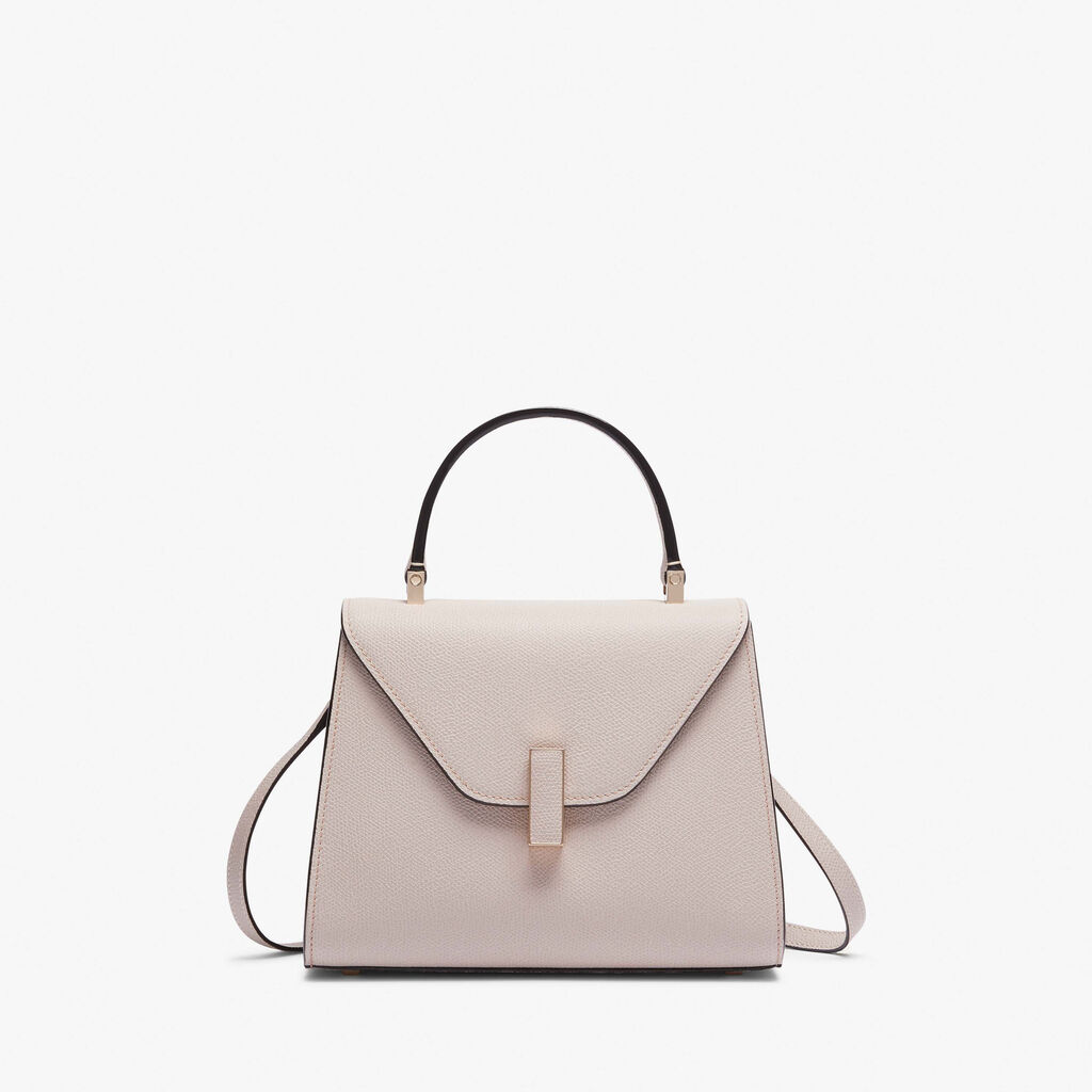 Borsa a Mano Iside Mini - Rosa Nude - Vitello VS - Valextra - 1