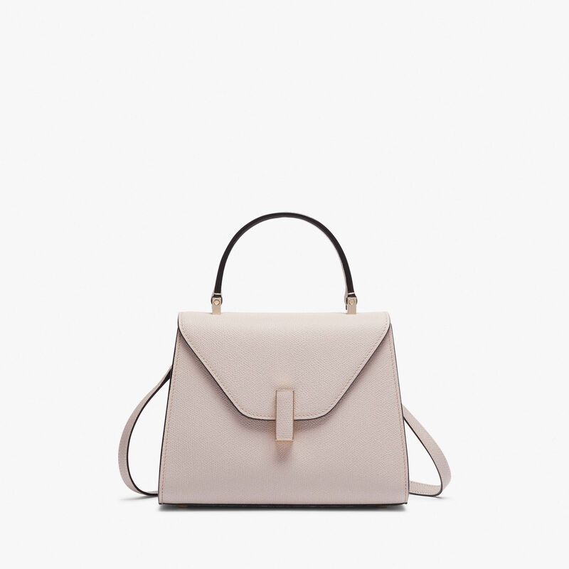 Iside Top handle mini bag - Nude Pink - Millepunte calf leather - Valextra - 1