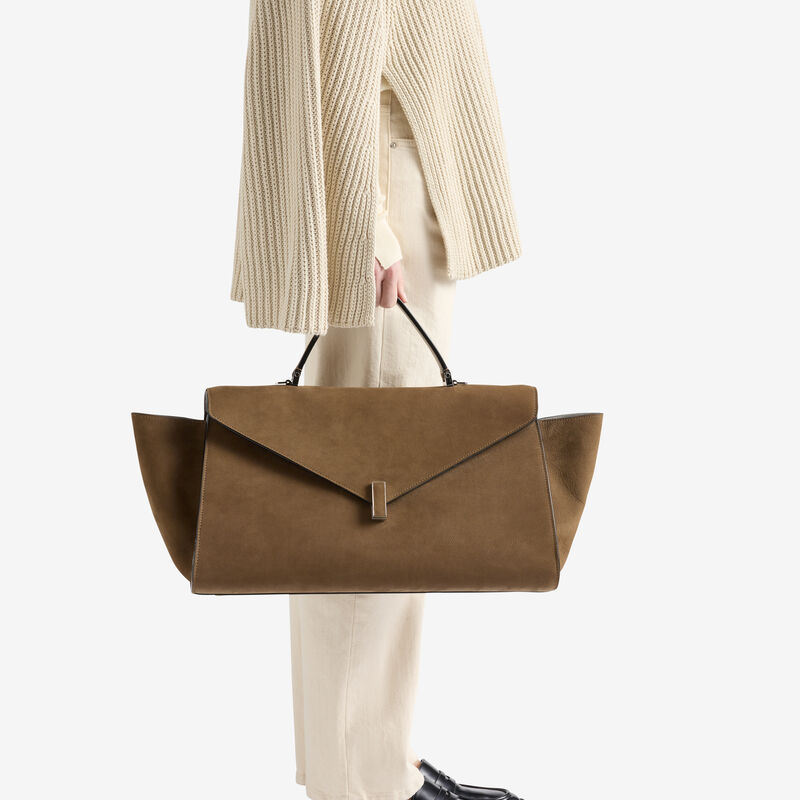 Iside Editor Senso Top Handle Large Bag -  - Millepunte Nubuk Senso Leather - Valextra - 3