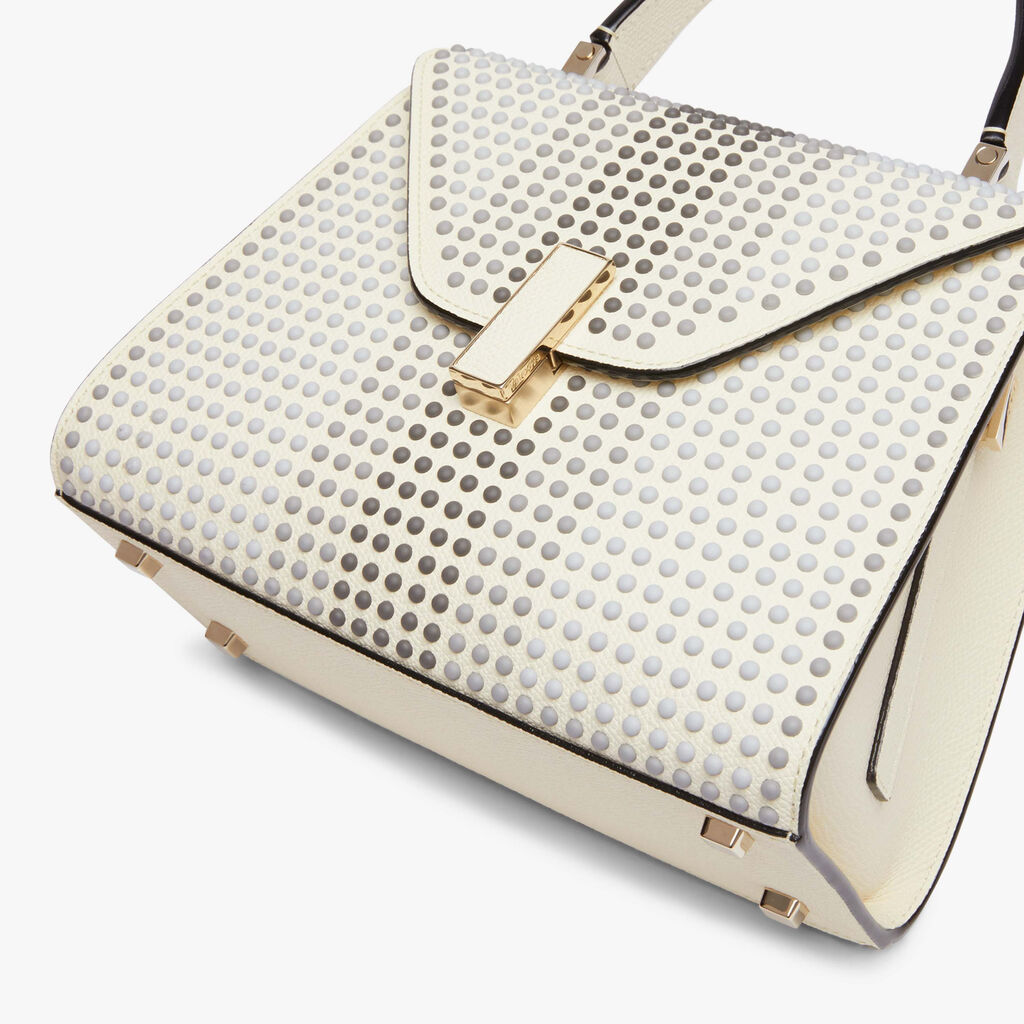 Iside Speckles Top Handle Mini Bag -  - Vitello VS-Borchie Colorate - Valextra - 3