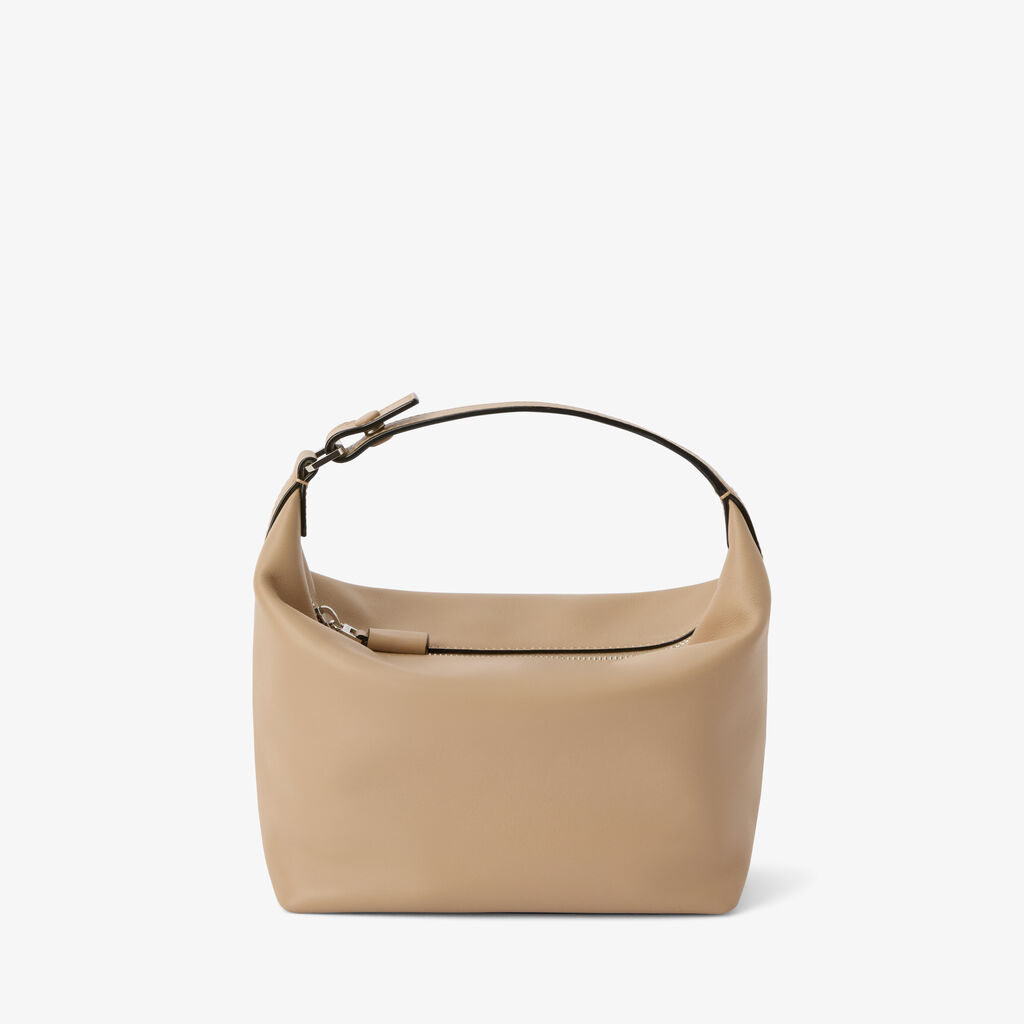 Borsa a Mano Mochi Sublime Mini - Beige Cashmere - Pelle morbida Sublime - Valextra - 1