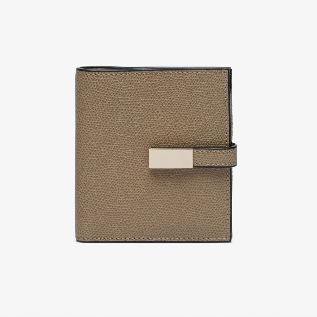 CONTINENTAL WALLET 6 CC MONOCHROME CALF LEATHER VS LIGHT GOLD,MO,gallery