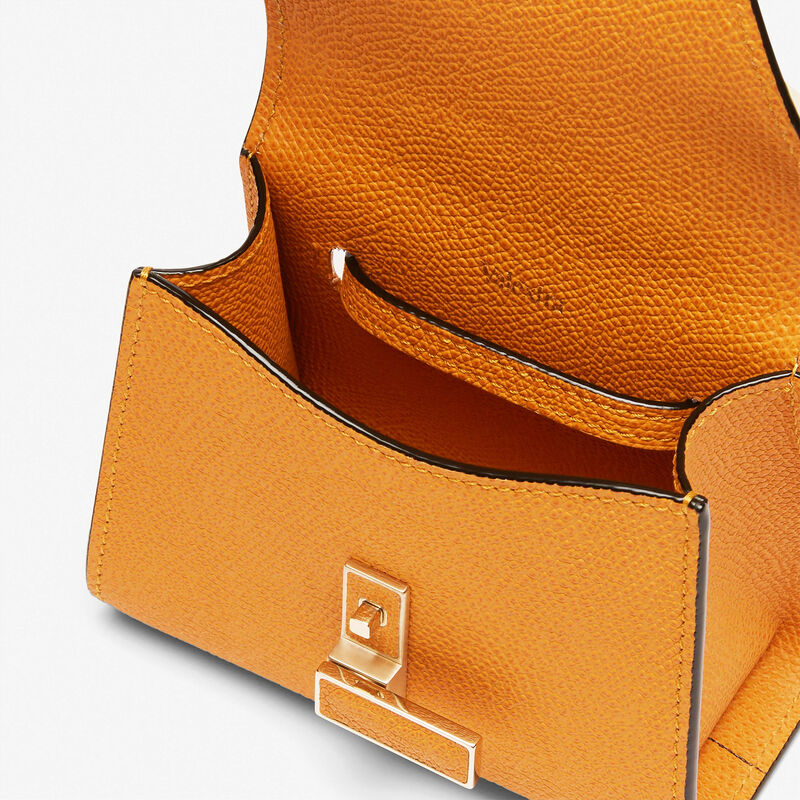 Iside Belt Bag - Saffron Yellow - Millepunte calf leather - Valextra - 3