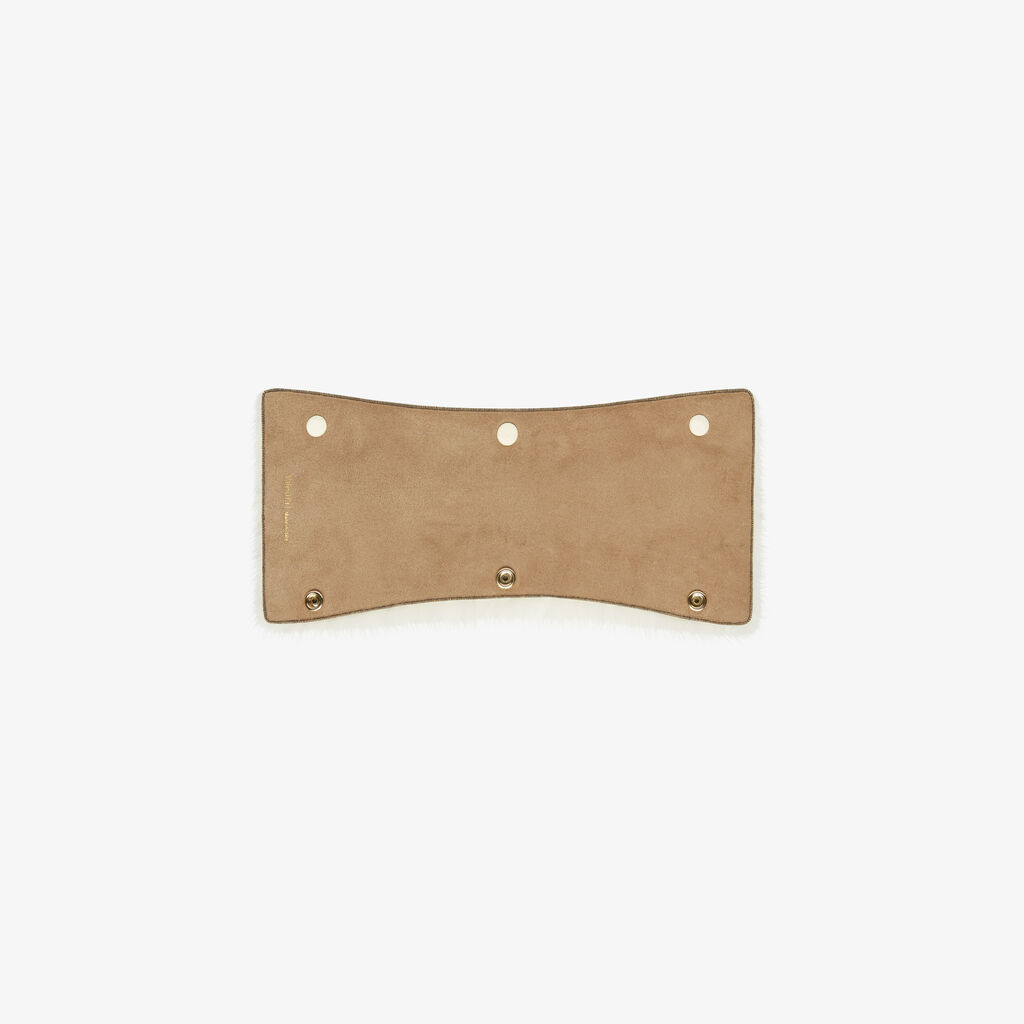 Fur Handle - Pergamena White - Vitello+Visone - Valextra - 4