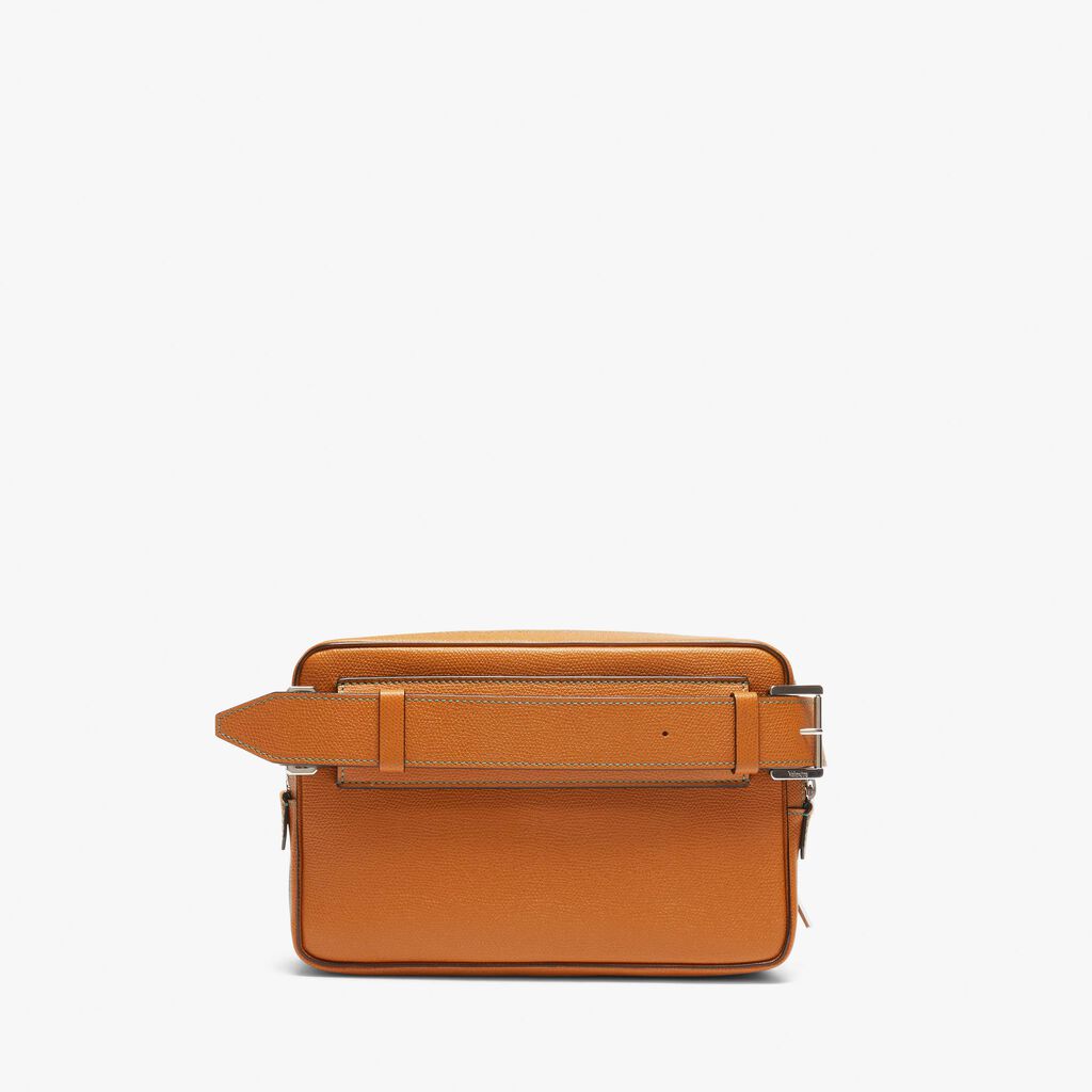 V-Line Bum Bag - Havana Brown - Vitello VS - Valextra - 6